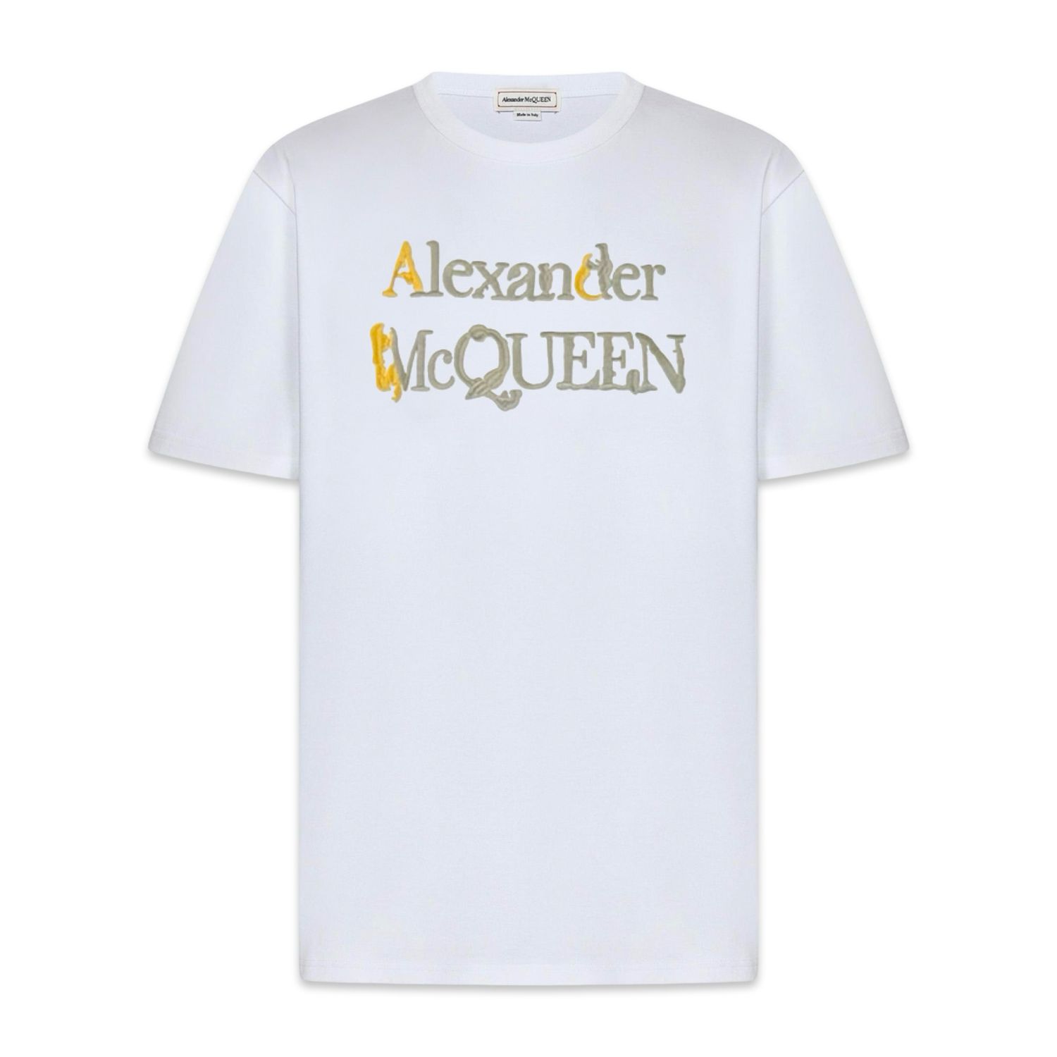 ALEXANDER MCQUEEN Alexander McQueen logo White t-shirt