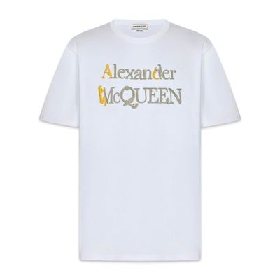 ALEXANDER MCQUEEN logo White t-shirt