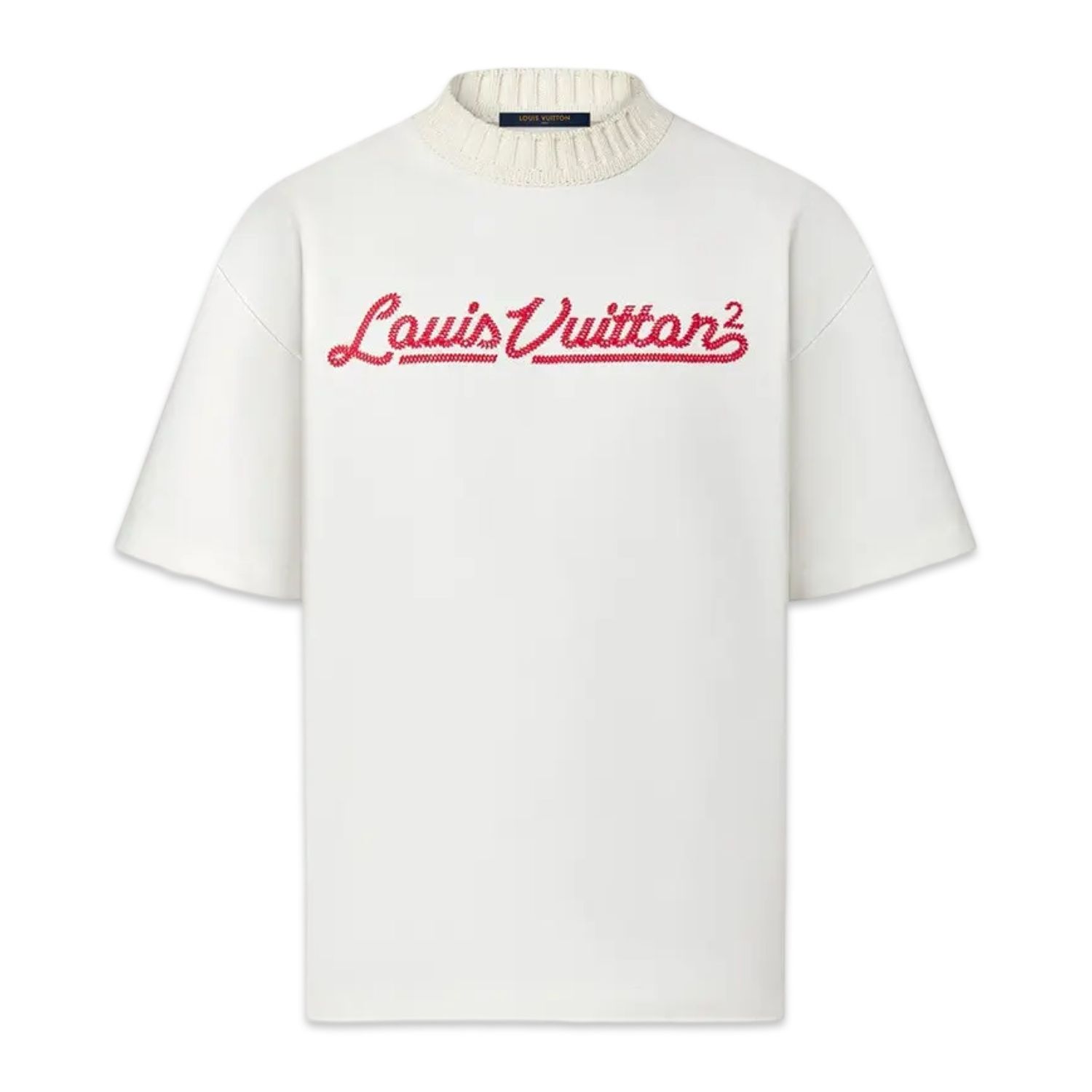 Louis Vuitton x Nigo Embroidered Mockneck Tee