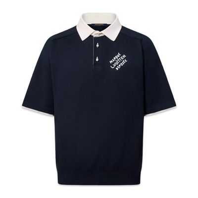 Louis Vuitton Embroidered Blend Polo Shirt