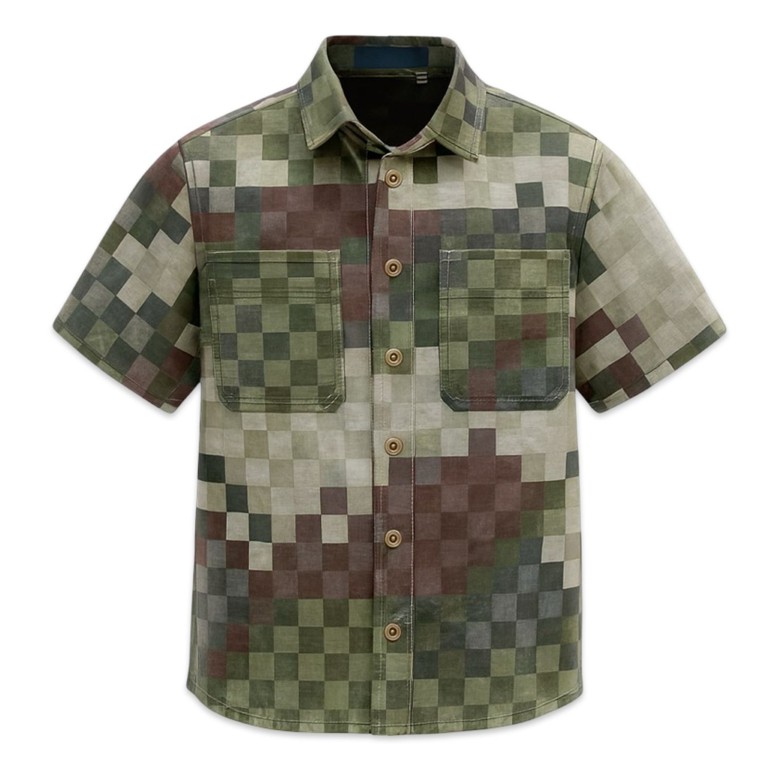 Louis Vuitton pixel short sleeve shirt