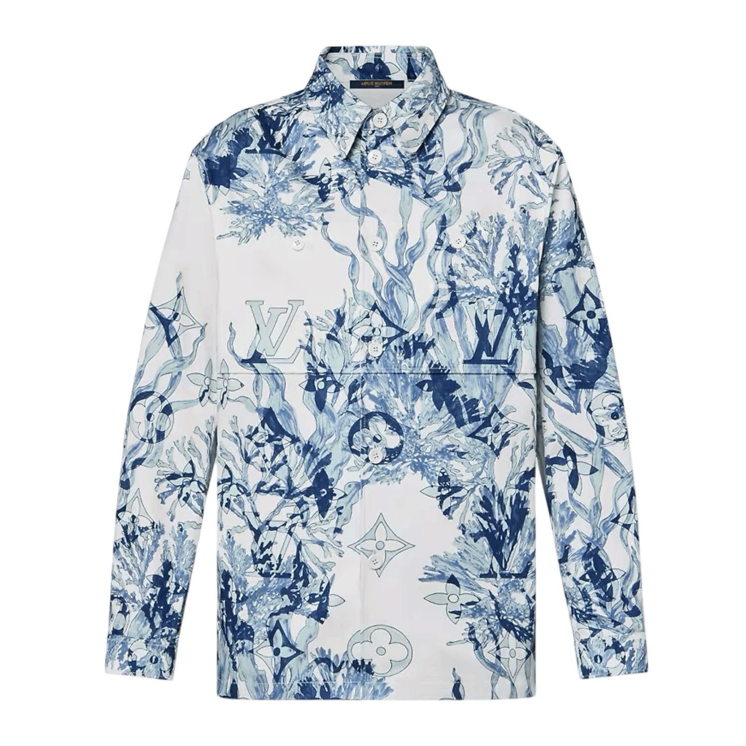 Louis Vuitton Printed Cotton Overshirt