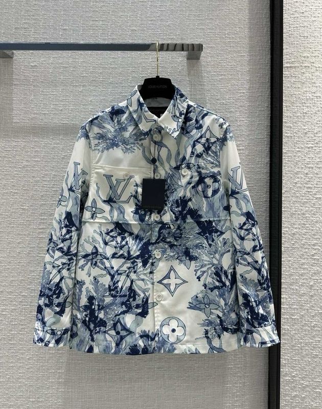 Louis Vuitton Printed Cotton Overshirt