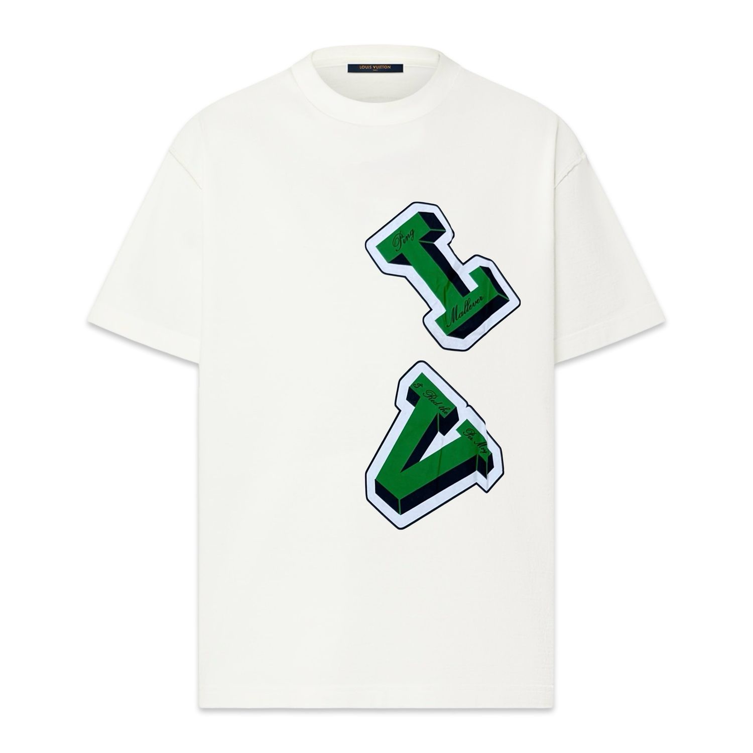 Louis Vuitton LV PRINTED T-shirt white