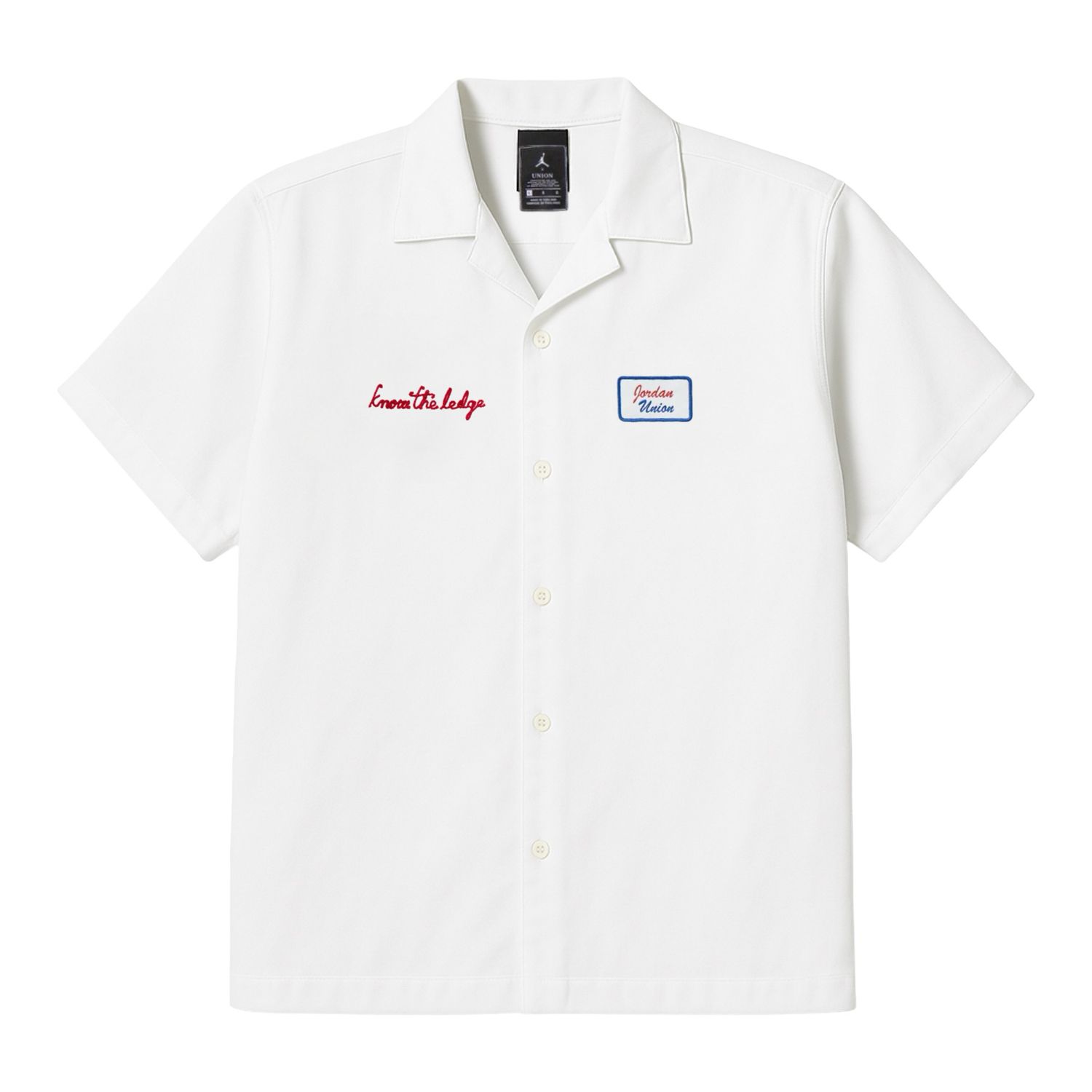 Jordan x UNION LA Mechanic Shirt white