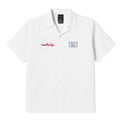 Jordan x UNION LA Mechanic Shirt white