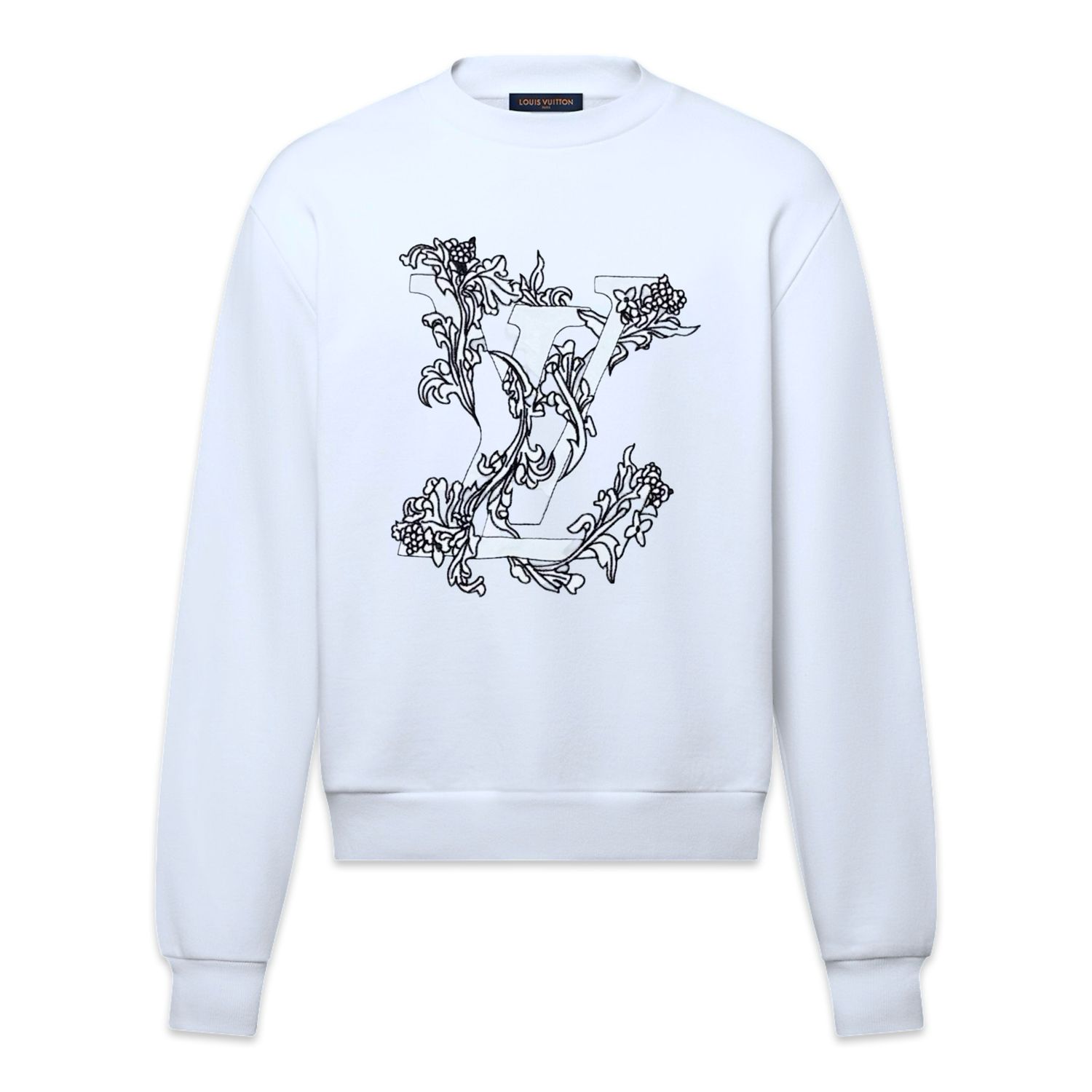 Louis Vuitton Sweatshirt LV Floral Branca
