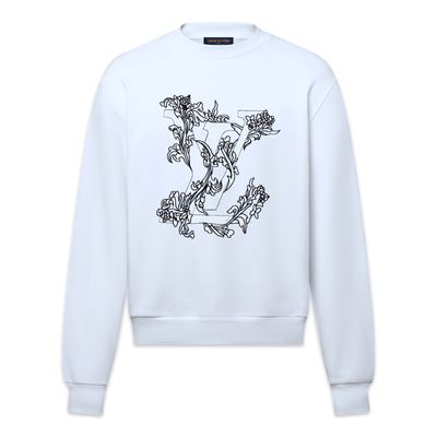 Louis Vuitton Sweatshirt LV Floral Branca
