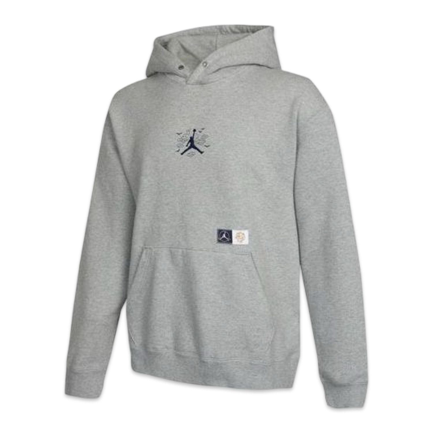 Air Jordan CNY New Year&#39;s Edition Embroidered Logo Sports Grey