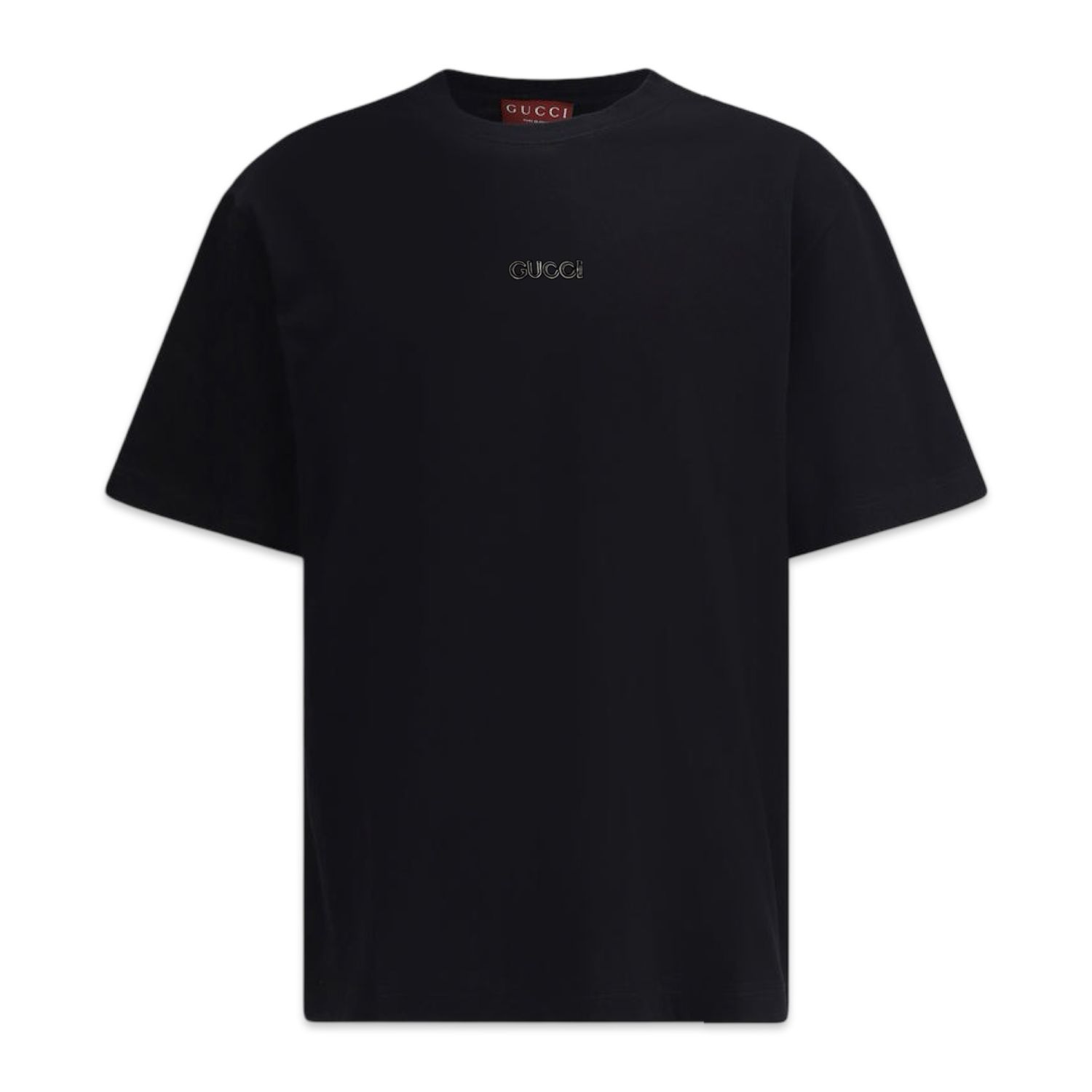 Gucci Cotton Jersey T-shirt with logo triple Black
