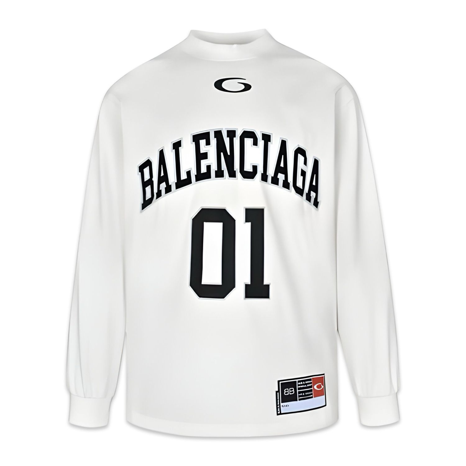 Balenciaga Basketball Long Sleeve T-Shirt White 