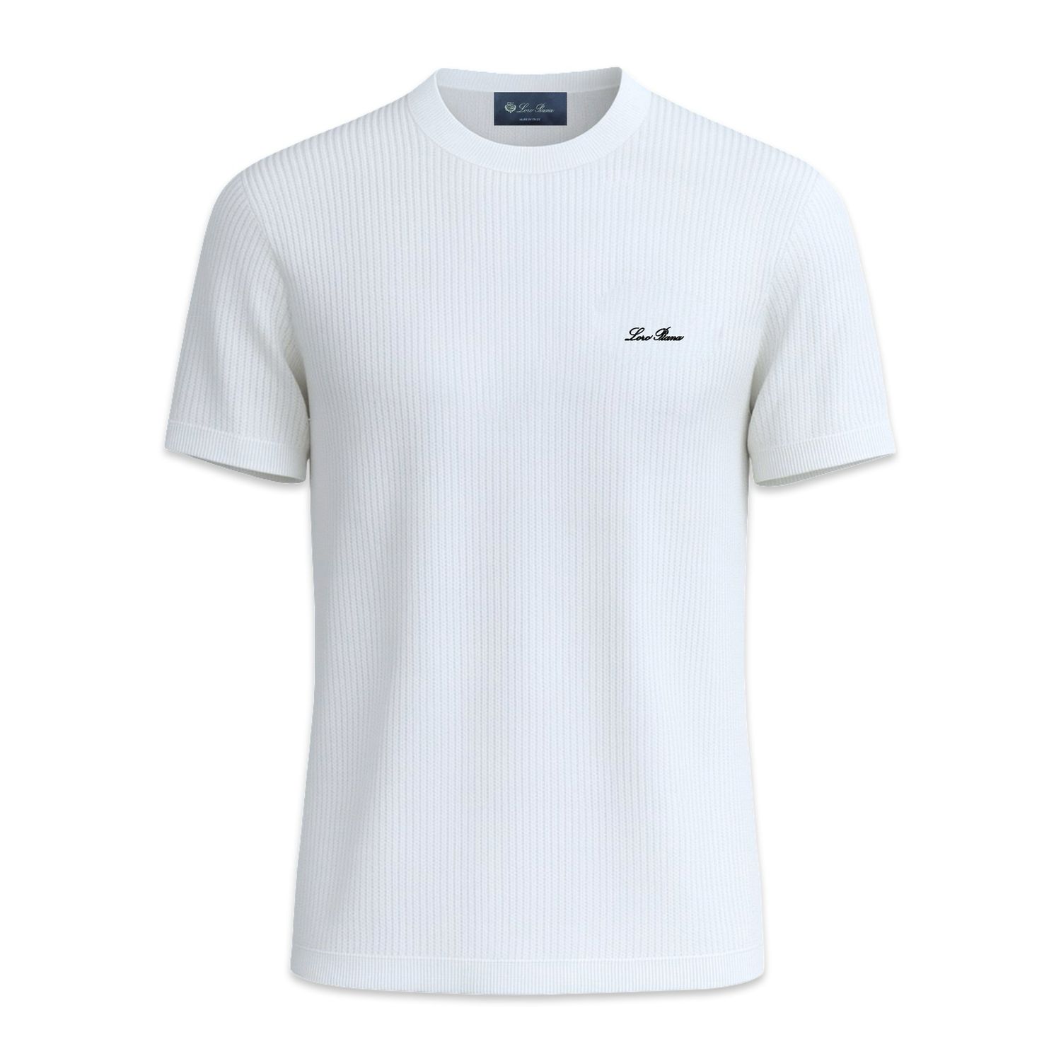 Loro Piana Cotton jersey signature T-shirt