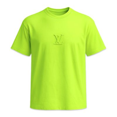 Louis Vuitton Embossed LV T-Shirt Green 