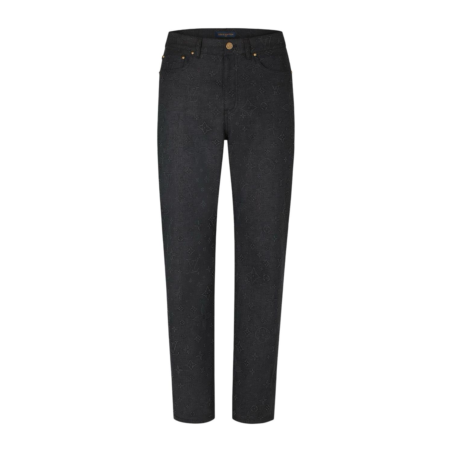 Louis Vuitton denim Slim fit monogram Black is Black 