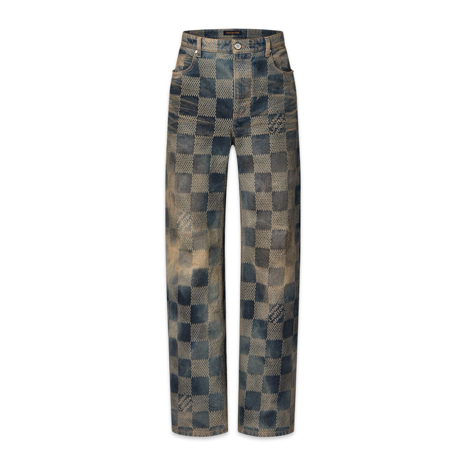Louis Vuitton Calças de skate Damier Denim