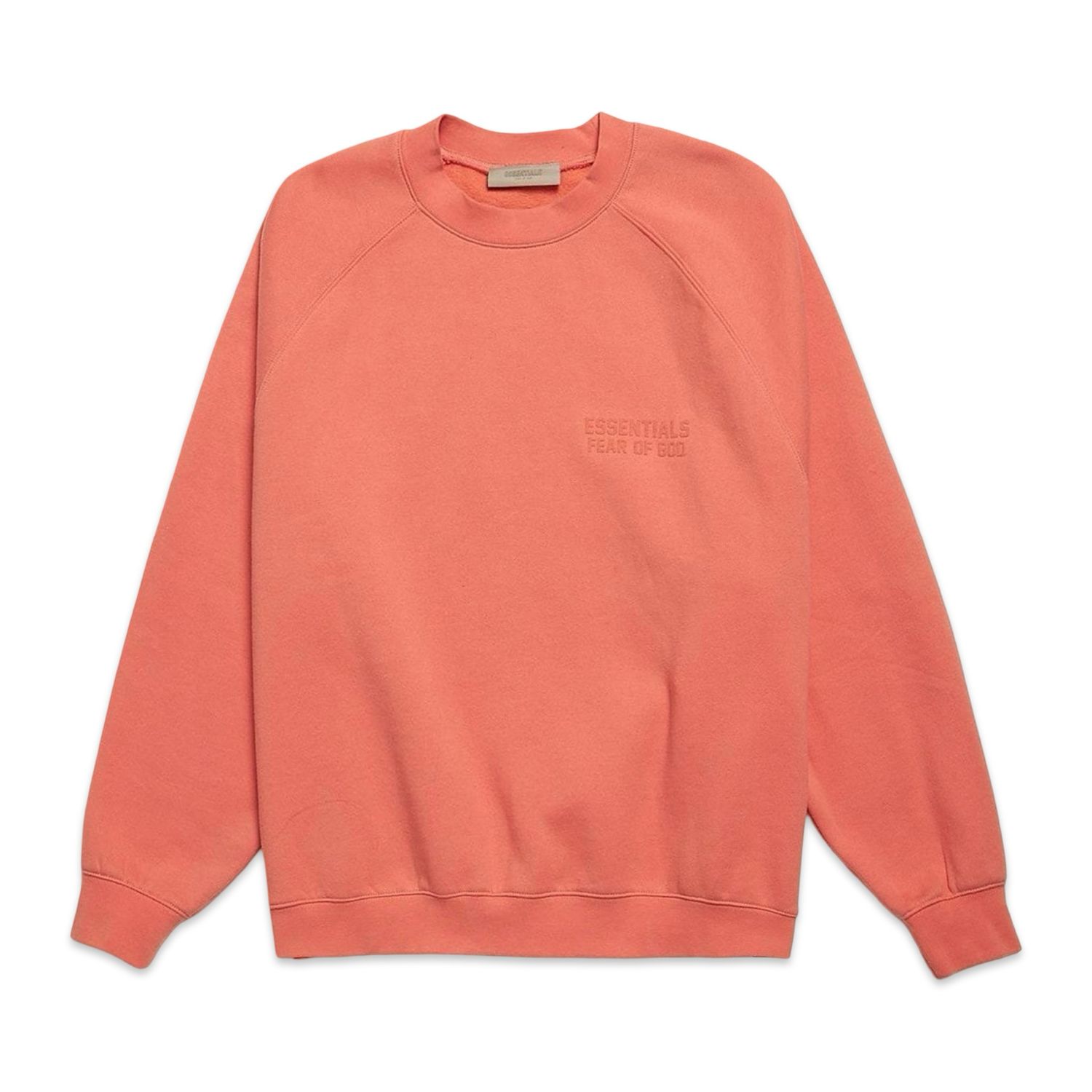FEAR OF GOD ESSENTIALS SWEATER CORAL