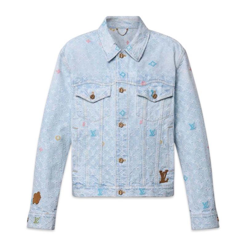 Louis Vuitton By Tylor Monograms Denim JKT Washed Indigo Louis Vuitton By Tylor Monograms Denim JKT Washed Indigo