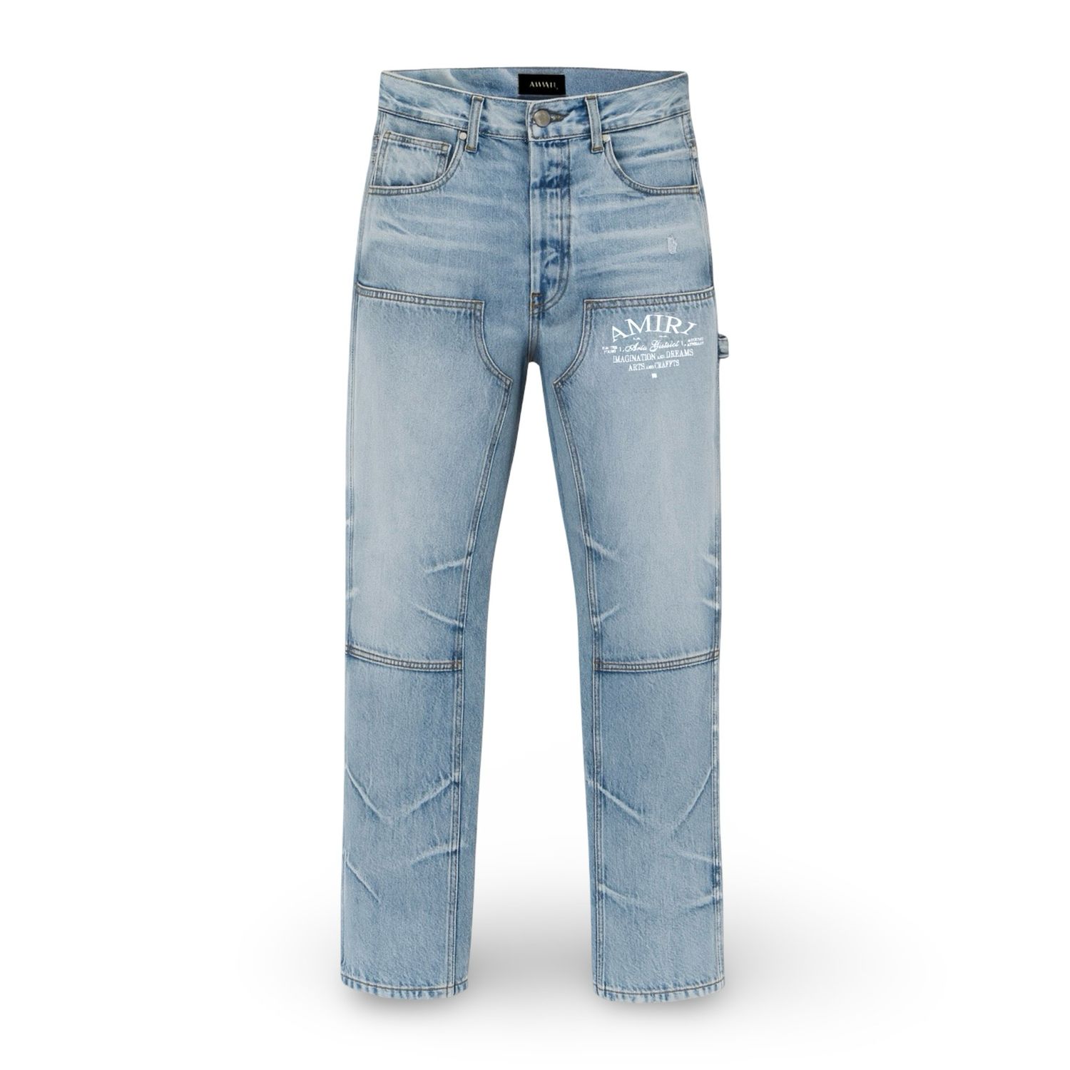 Amiri Carpenter Straight-leg Jeans Blue