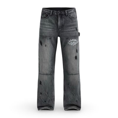 Amiri Carpenter Straight-leg Jeans Grey