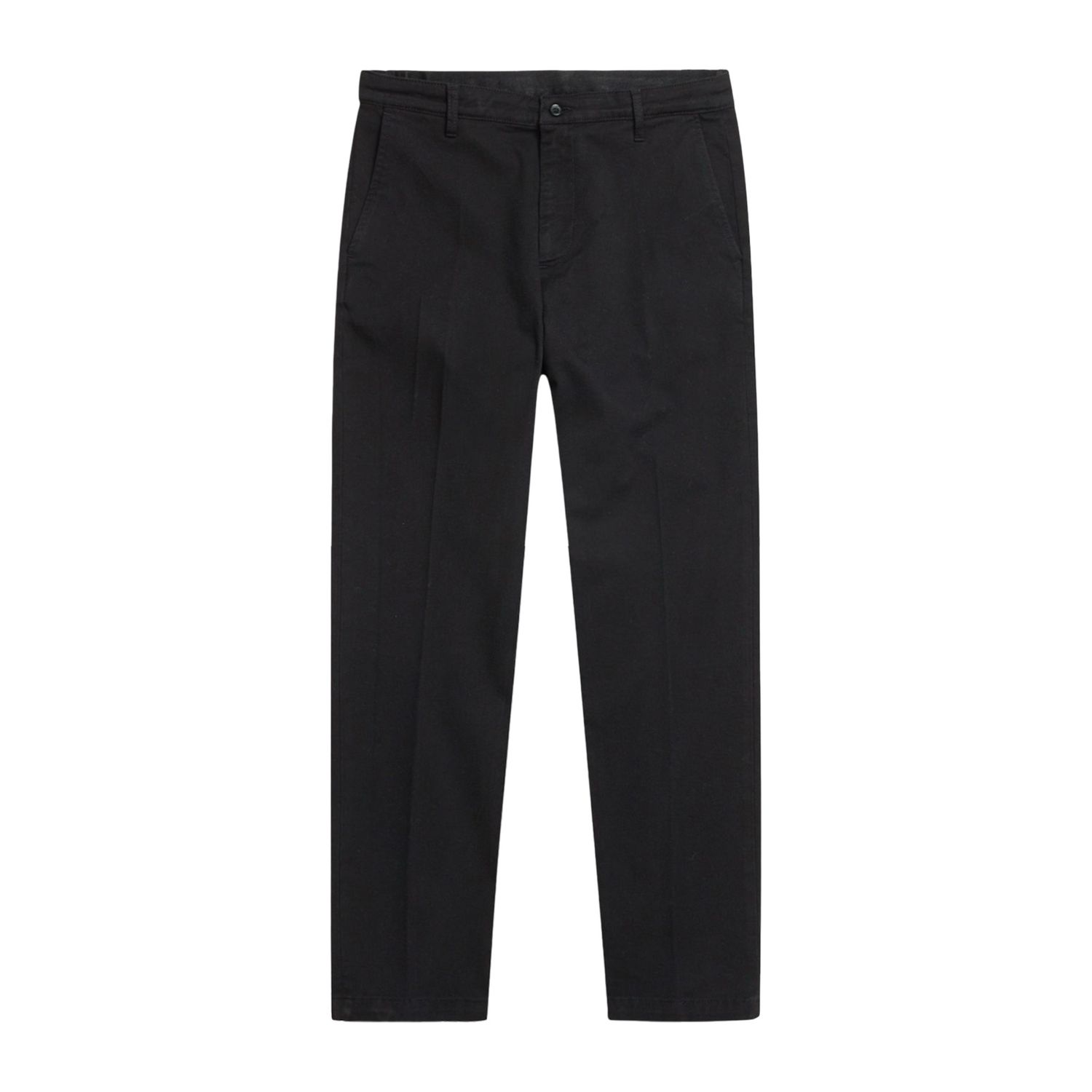ERMENEGILDO ZEGNA PANTS WITH FRONT PLEATS Black