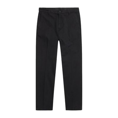 ERMENEGILDO ZEGNA PANTS WITH FRONT PLEATS Black