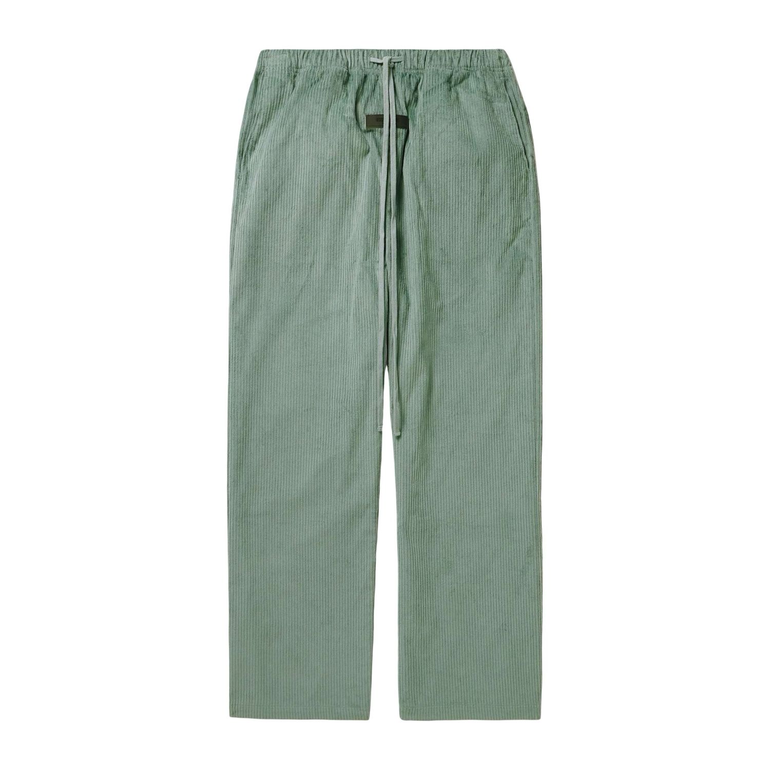 FOG ESSENTIALS Logo-Appliquéd Cotton- Trousers Green