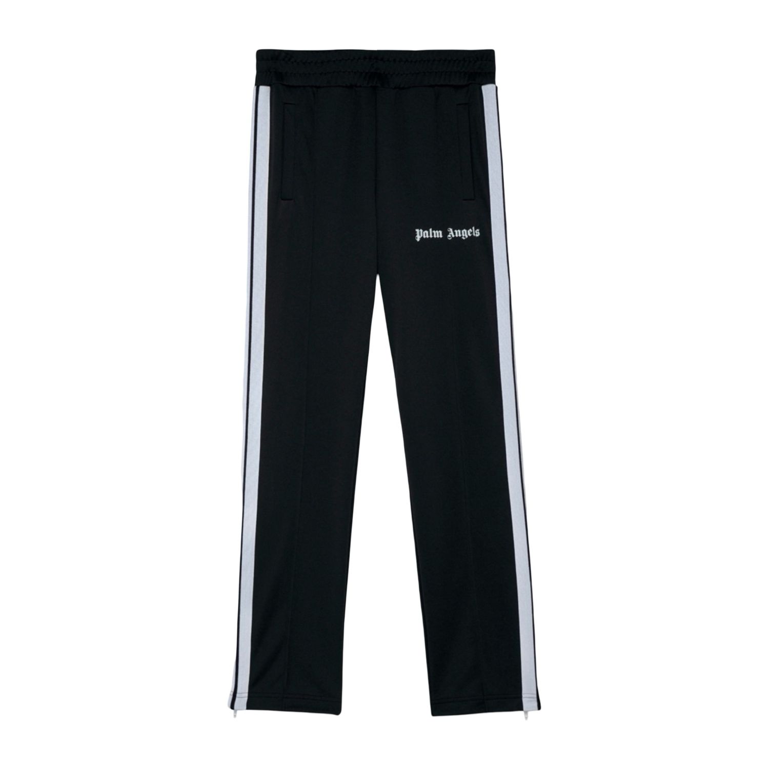 PALM ANGELS TAPED TRACK PANT BLACK &amp; WHITE