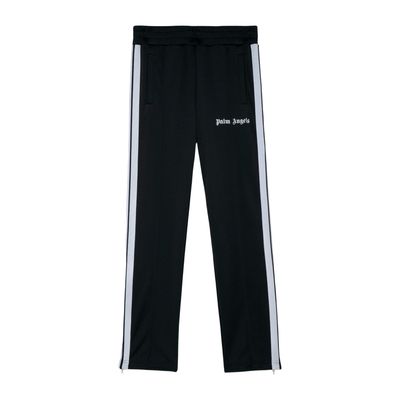 PALM ANGELS TAPED TRACK PANT BLACK &amp; WHITE