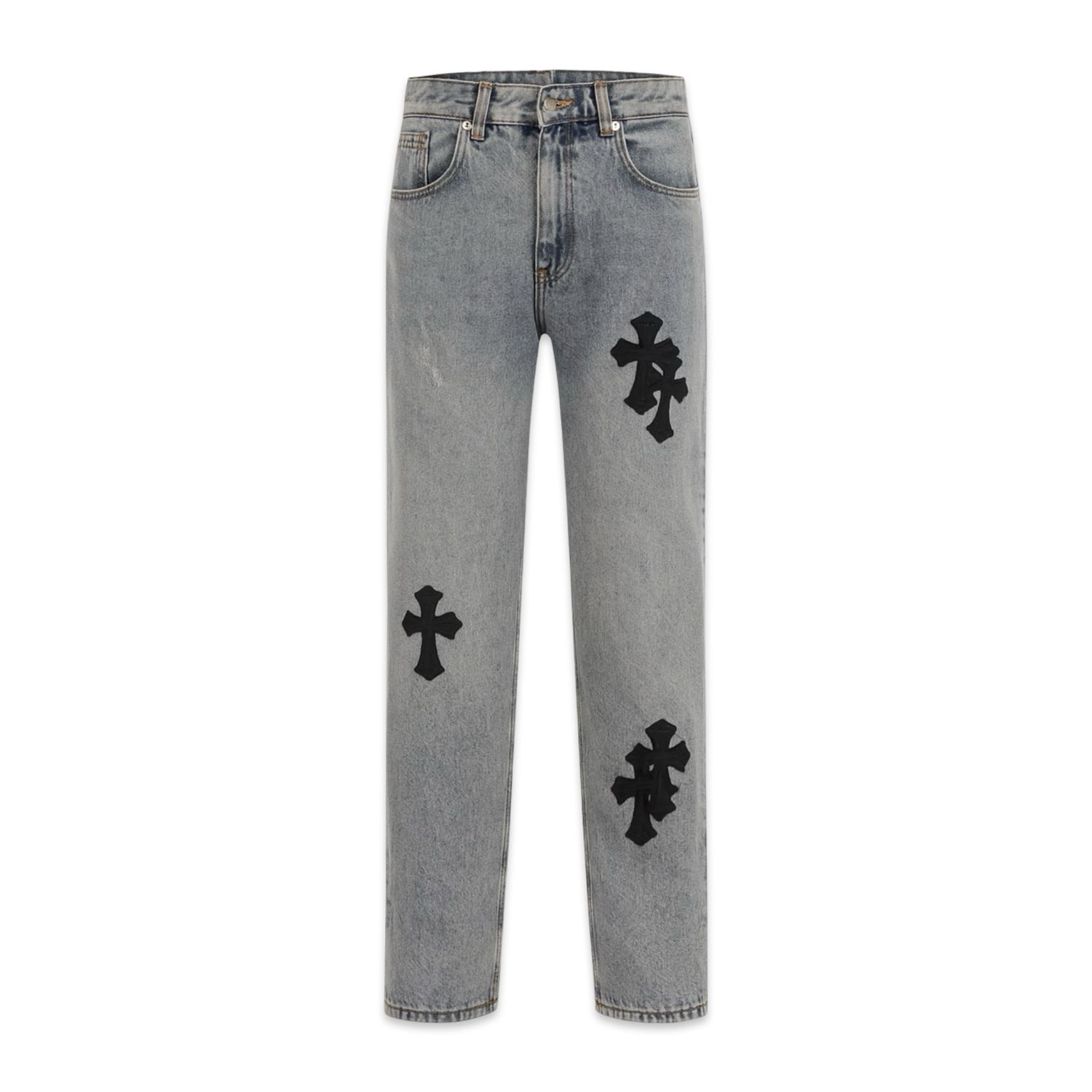 Chrome Hearts Appliqué Denim Jeans