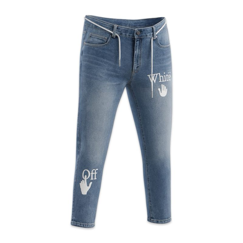 Off-White Denim Jeans Blue Off-White Denim Jeans Blue