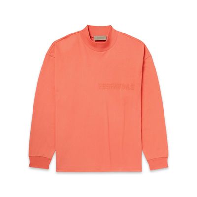 FEAR OF GOD Essentials Long Sleeve T-shirt Coral