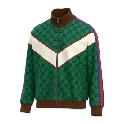 Gucci GG Web-stripe track jacket