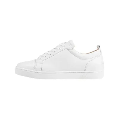 CHRISTIAN LOUBOUTIN Louis Junior Low Top Sneaker White