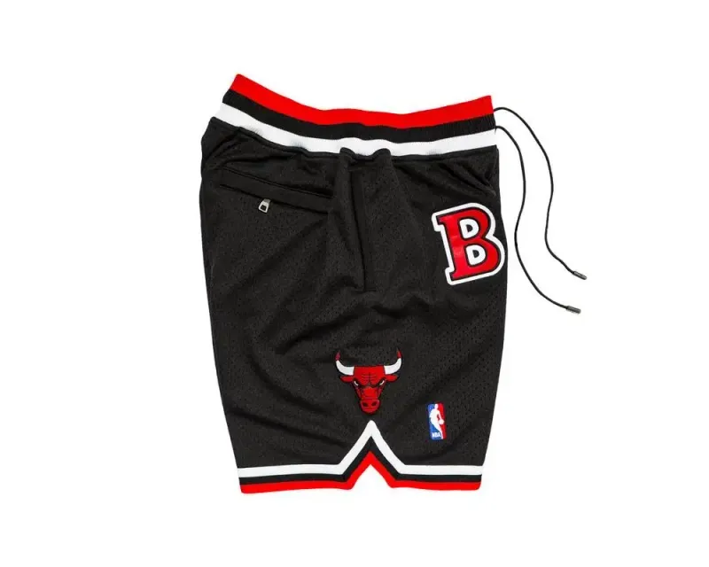 Just Don Shorts Chicago Bulls Black