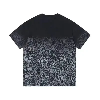 Christian DIOR Gradiente T-Shirts Black