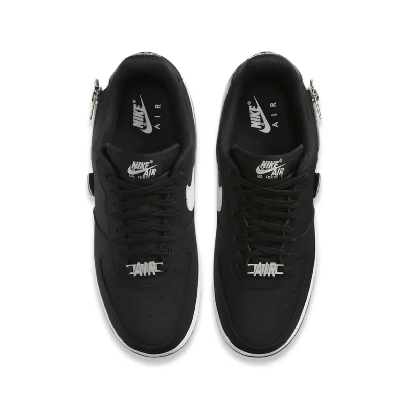 Nike Air Force 1 Black 07 Premium Zip Swoosh Pack