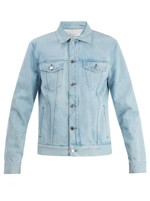 Givenchy Logo-Print Denim Jacket In