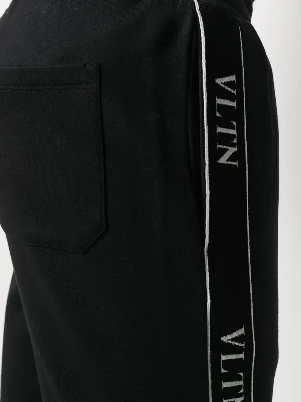 Valentino logo tape track trousers