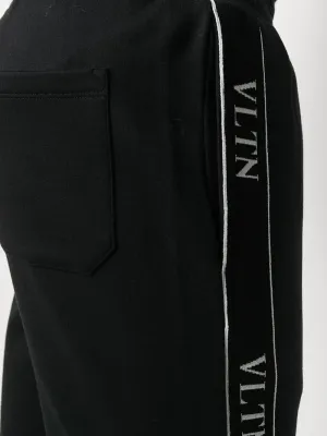 Valentino logo tape track trousers