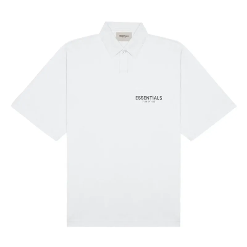 FOG Essentials White Polo Shirt