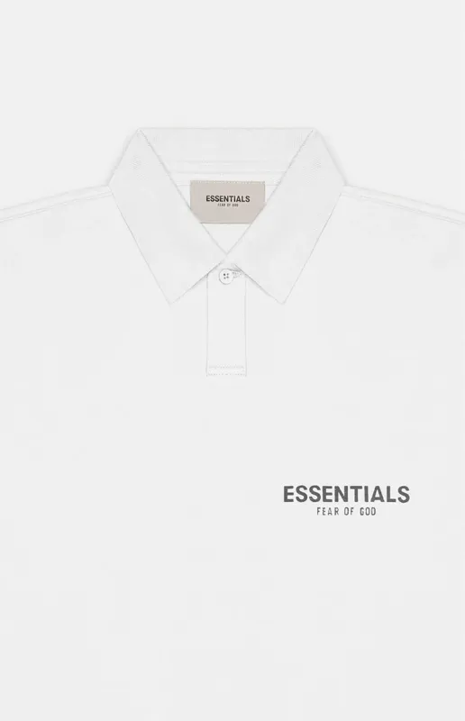 FOG Essentials White Polo Shirt
