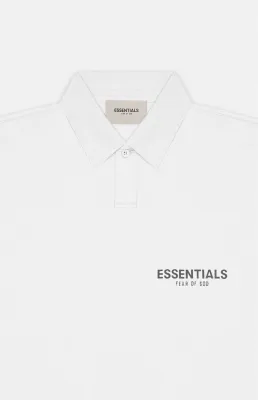 FOG Essentials White Polo Shirt