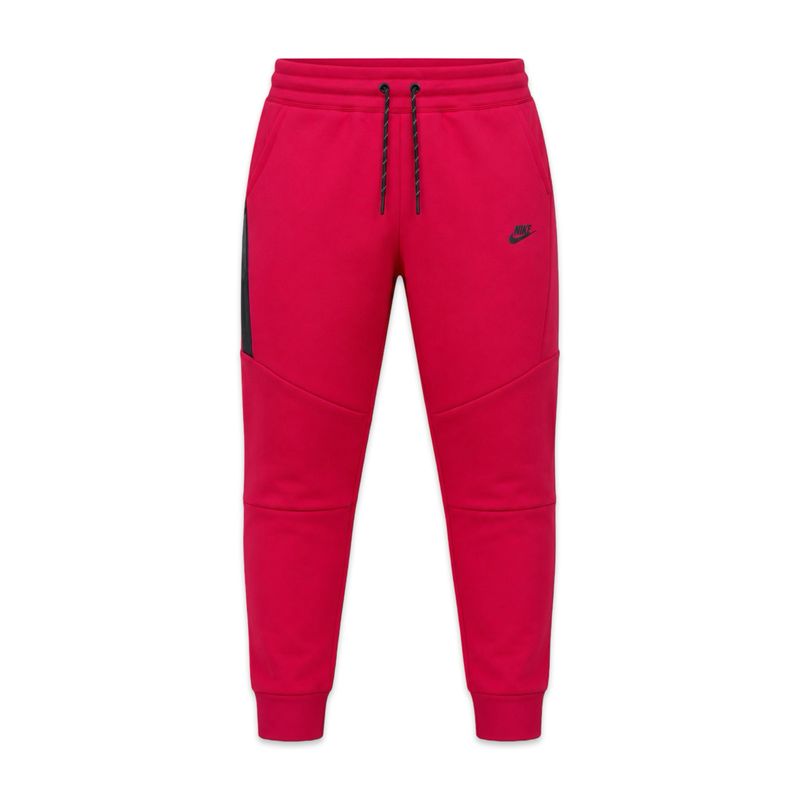 Nike Tech Fleece Joggers – University Red / Black
