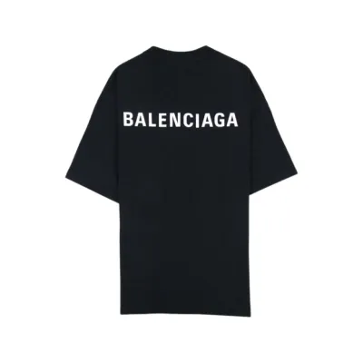 BALENCIAGA Logo Crewneck T-Shirt Black