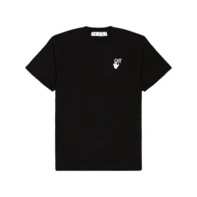 OFF-WHITE ARROW MARKER PRINT SLIM JERSEY T-SHIRT