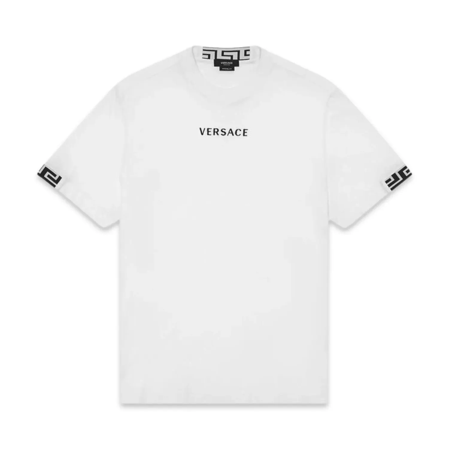 Versace LOGO EMBROIDERED T-SHIRT White