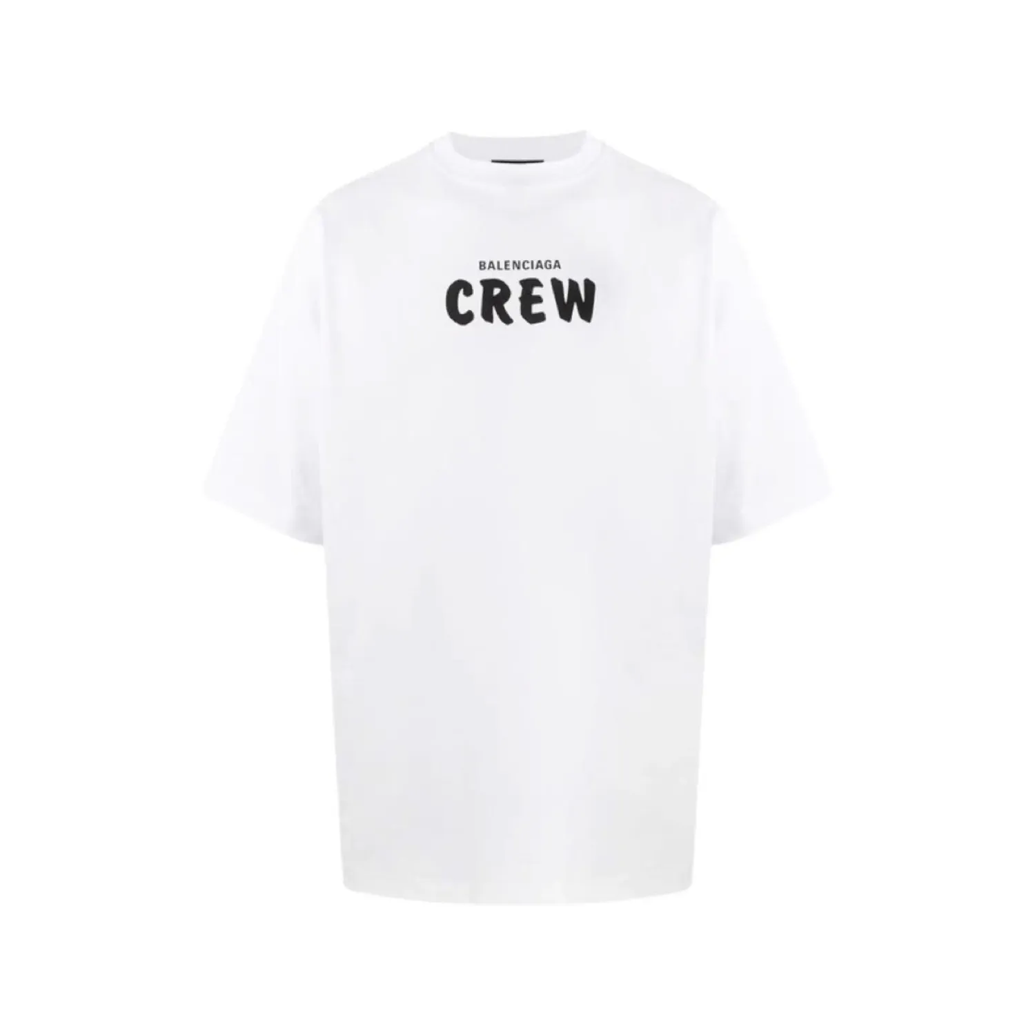 BALENCIAGA Crew Cotton Oversized T-Shirt White