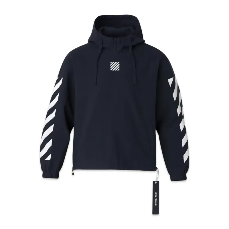 Off-White Windproof Jacket Off-Black Vision Windbreaker Black