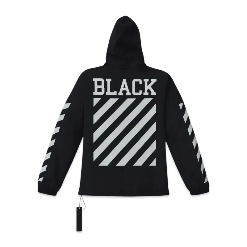 Off-White Windproof Jacket Off-Black Vision Windbreaker Black