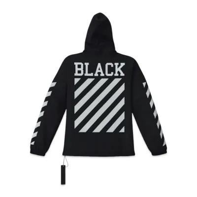 Off-White Windproof Jacket Off-Black Vision Windbreaker Black